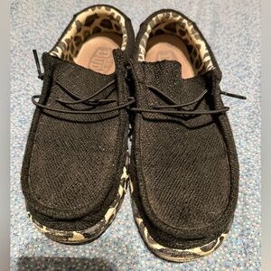 Hey Dude with Animal Print Trim